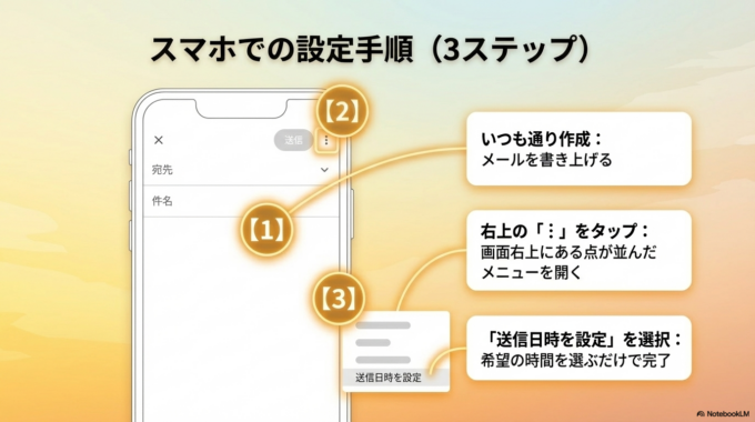 スマホで設定する流れ