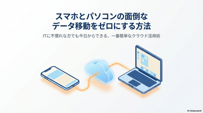 スマホとパソコンの作業が繋がらない…面倒なデータ移動をラクにする方法