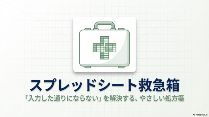 セルに入力すると表示がおかしくなる理由と直し方