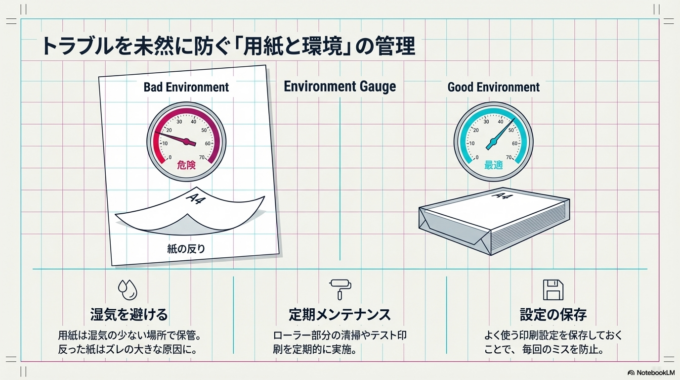 印刷ズレを防ぐための予防と管理方法