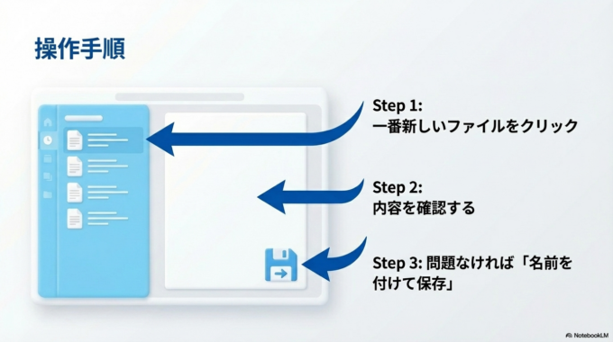 これだけで復元できるケースがあります。