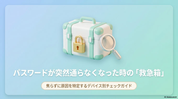 パスワードが通らない！急に大文字になる原因と直し方