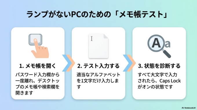 大文字になるかどうかの確認方法