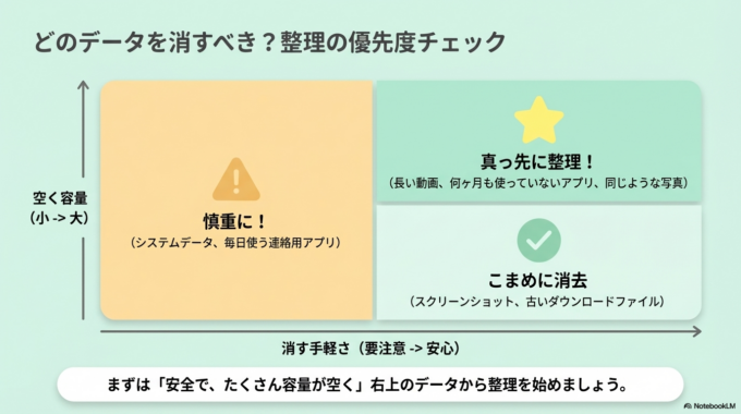 容量の確認手順