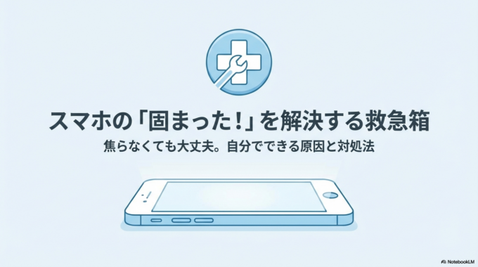 スマホの画面が固まった・動かない時の対処法（水戸市）