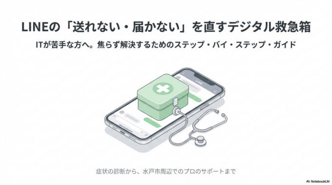 LINEが送れない・届かない原因と直し方｜メッセージトラブル