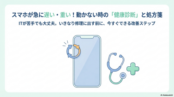 スマホが急に遅い・重い原因と直し方｜動かない時の対処法