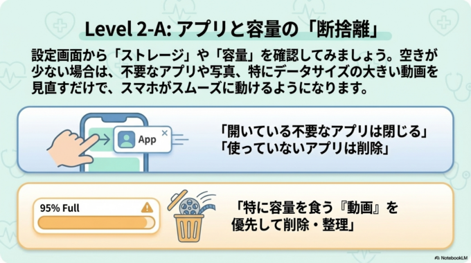 アプリの数を見直す