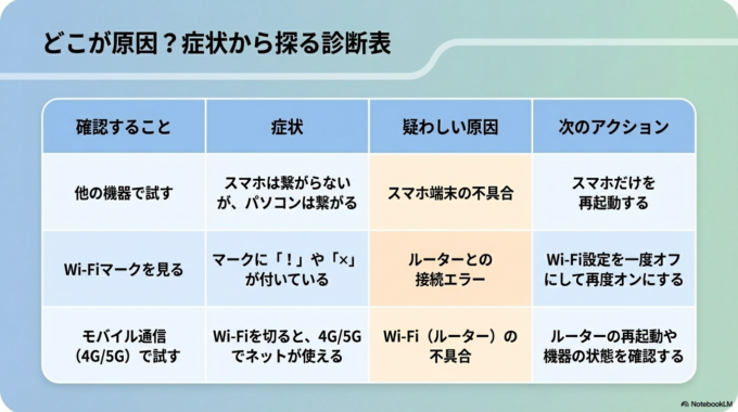 具体的な確認方法