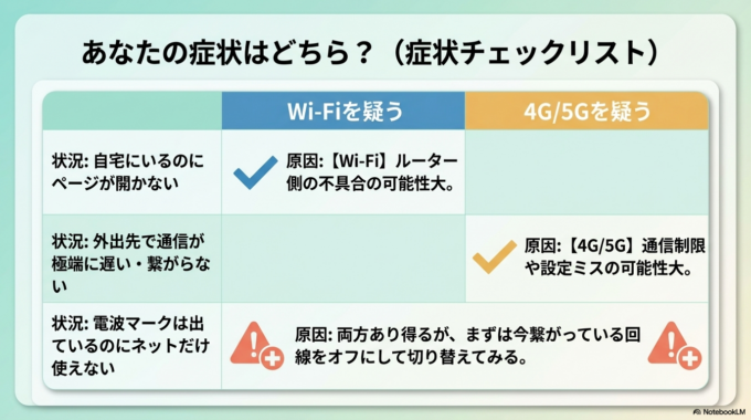 まず最初に試したい基本チェック