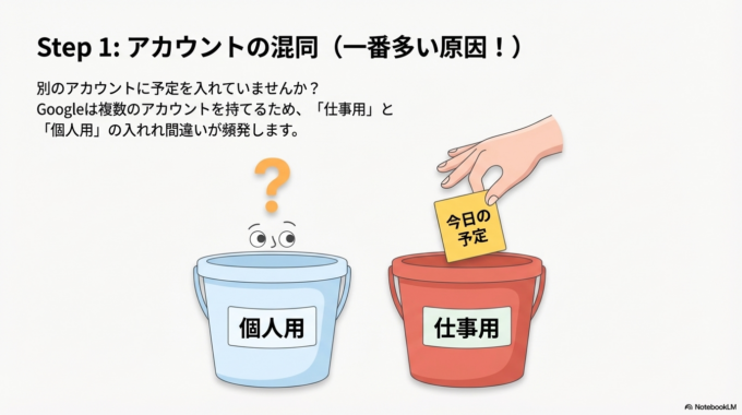 アカウントを確認する