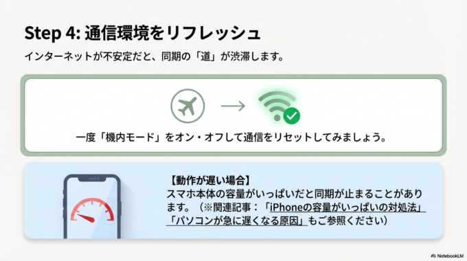 通信環境を確認する