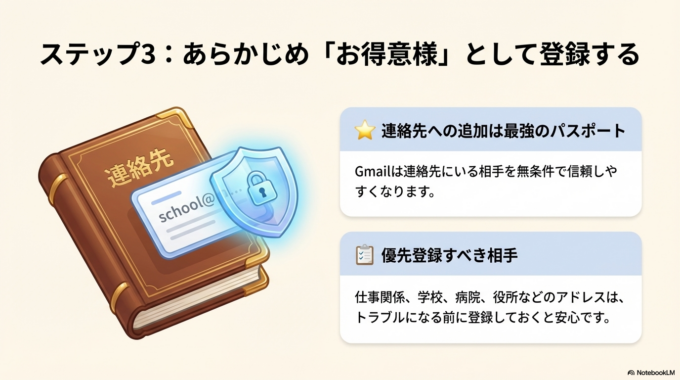 連絡先に登録する