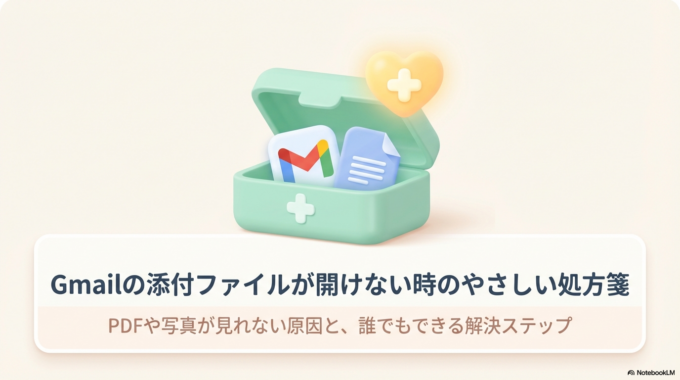 Gmailの添付ファイルが開けない原因と直し方｜PDFや写真が見れない時