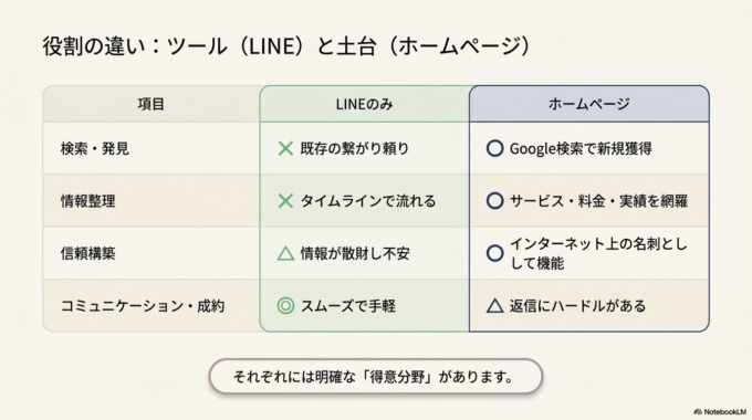 ■ホームページが必要な理由