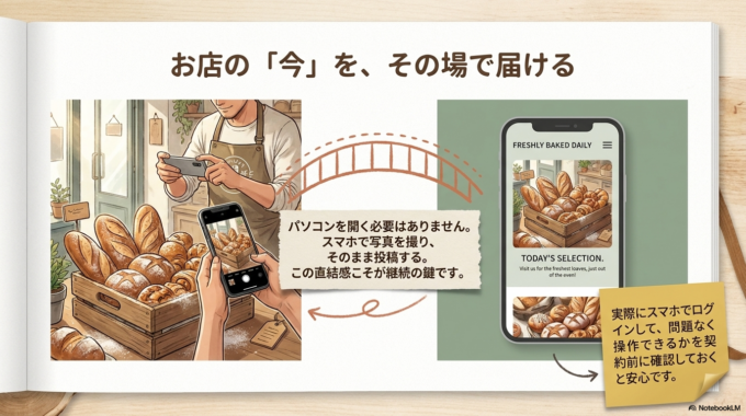 操作画面がシンプルか確認する