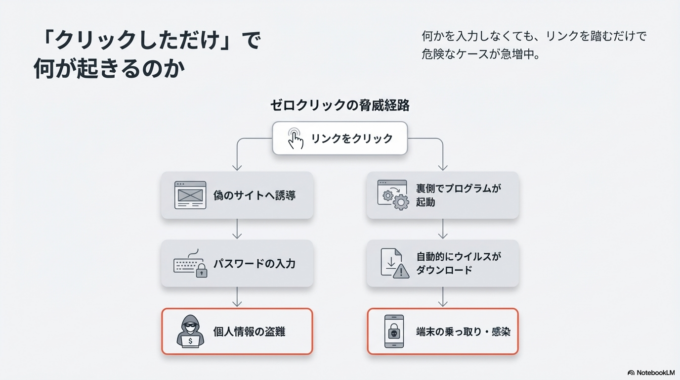 なぜクリックでウイルス感染するのか