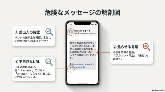 危険なリンクの見分け方