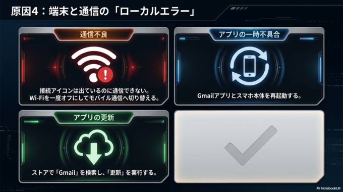 インターネット接続を確認する