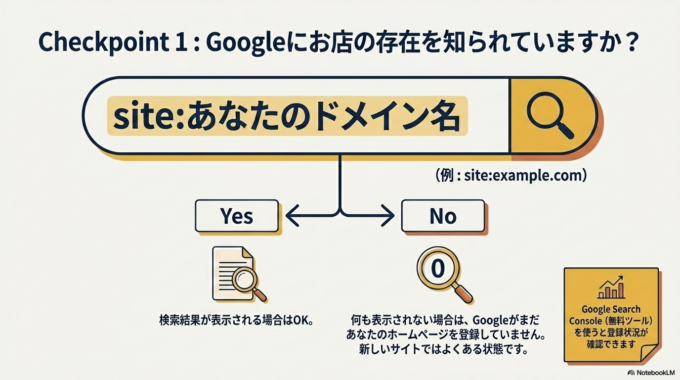 Googleに登録されていない