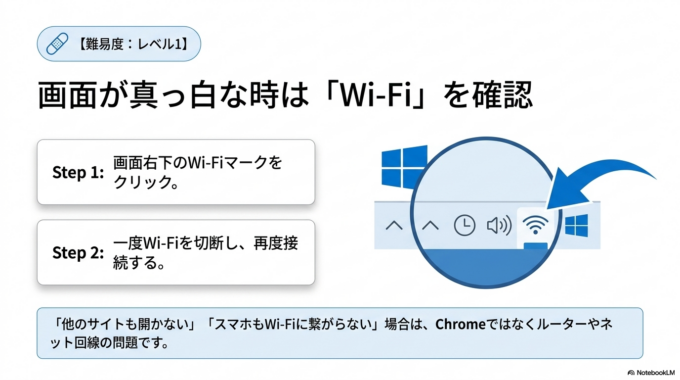 インターネット接続を確認する
