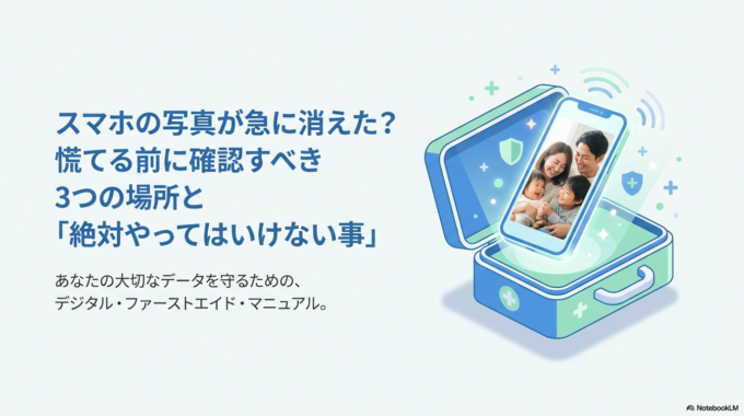 スマホの写真が急に消えた？まず確認したい場所と復元方法