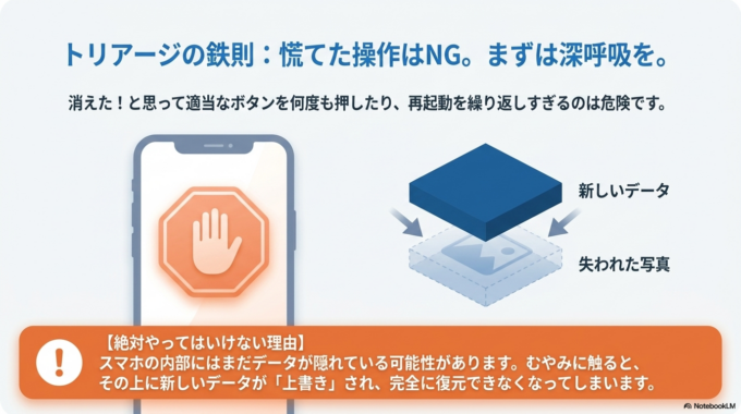順番に確認すれば、見つかるケースも少なくありません。