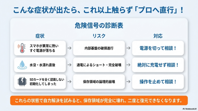 こんな状態なら早めの相談がおすすめ