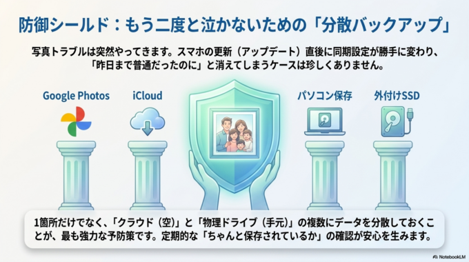 普段からできる写真消失の予防方法