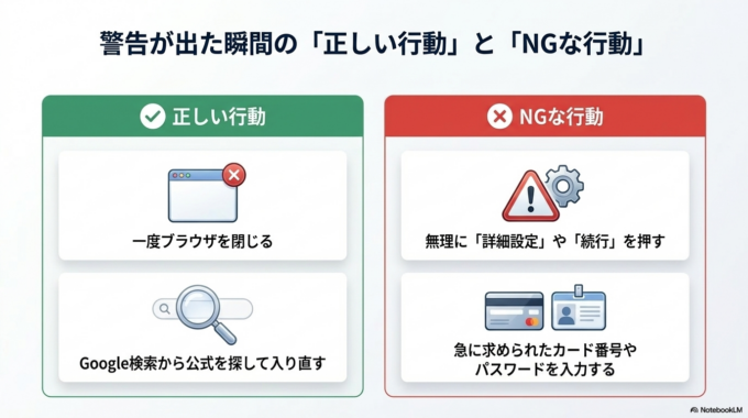 鍵マークを見る