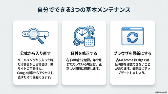 ブラウザを最新版に更新する