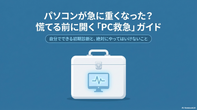 パソコンの動作が急に重い…まず消してほしい“よくある原因”
