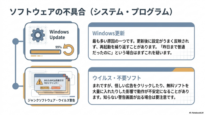 Windows更新の影響