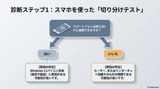 他の機器も接続できないか確認する
