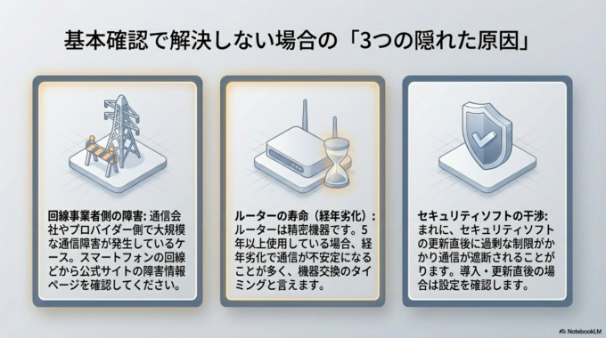 それでも解決しない場合に考えられること