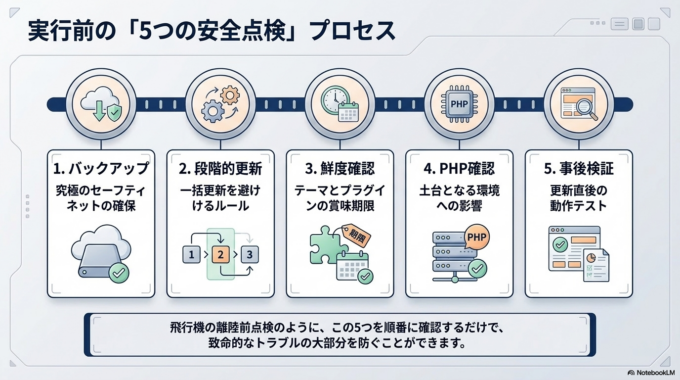 更新前に確認したい5つのポイント
