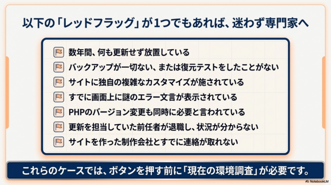 相談した方がよいケース