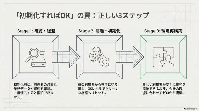 PCを初期化すれば、それだけで再利用できる?