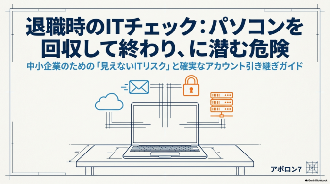 社員が退職するとき、「パソコンは返してもらったから大丈夫」と考えていないでしょうか。