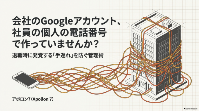 会社のGoogleアカウントを社員個人の電話番号で作って大丈夫？退職時に困らない管理方法