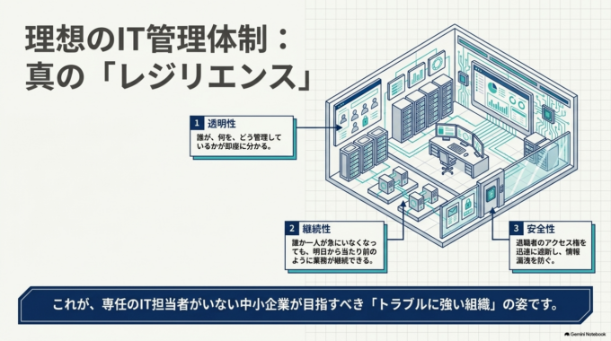 会社で使うGoogleアカウントを社員個人の電話番号で作成したからといって、それだけで直ちに問題になるわけではありません。