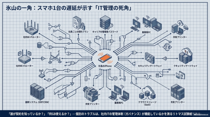 社用スマホも「誰が契約内容を管理しているか」が重要です
