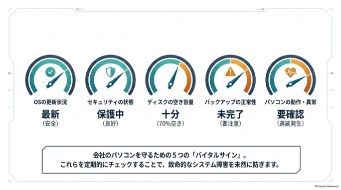 会社のパソコンに定期点検が必要な理由