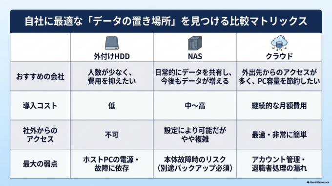結局、小さな会社ならどの方法を選べばいい？
