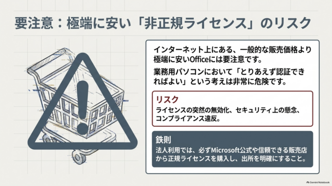 「安いOffice」を会社のPCに入れても大丈夫？
