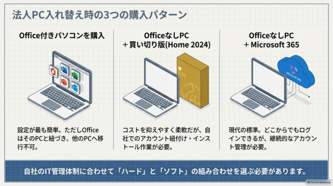 Microsoft 365と買い切り版は会社の使い方で選ぶ