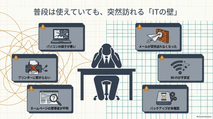 といった問題が起きたとき、「誰に相談すればよいのか分からない」という状況になりやすくなります。