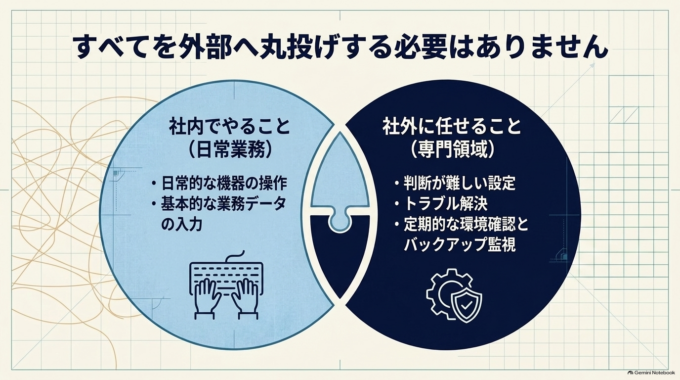 スポット対応と定期ITサポートの違い
