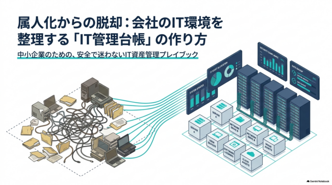 会社のパソコン・メール・アカウントを管理するためのIT管理台帳の作り方