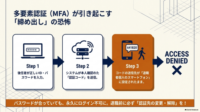 退職者のIDとパスワードをそのまま後任者が使うのではなく、各サービスで推奨されている権限移行方法を確認するのが基本です。